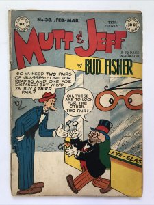 Mutt & Jeff 38    Detached Center Fold