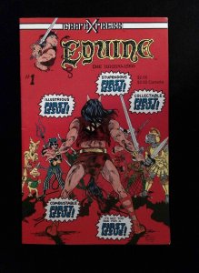 Equine  The Uncivililzed #1  GRAPHXPRESS Comics 1986 VF+