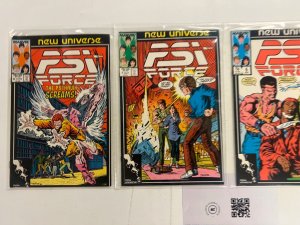 4 PSI Force Marvel Comic Books # 5 6 7 8  Avengers Defenders Hulk 55 JS61