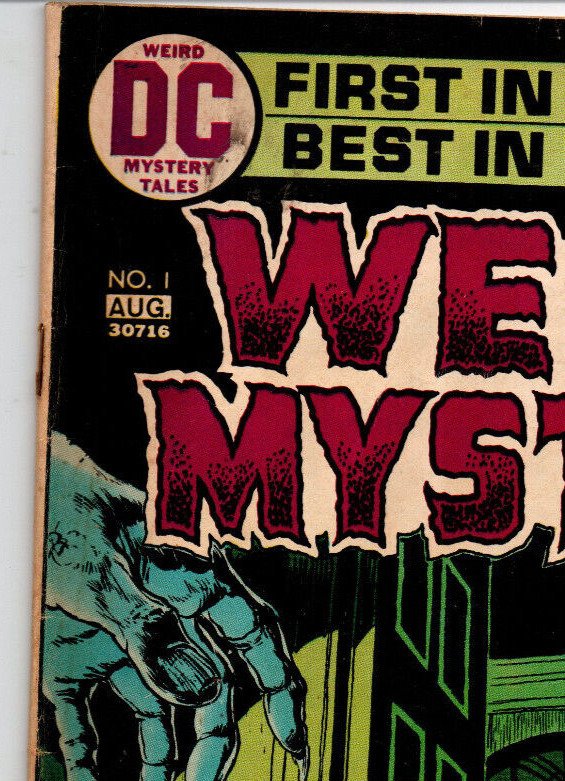 Weird Mystery Tales #1 - 1st app Destiny - Horror - 1972 - VG 