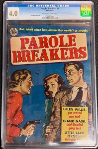Parole Breakers #1 (1951) CGC 4.0