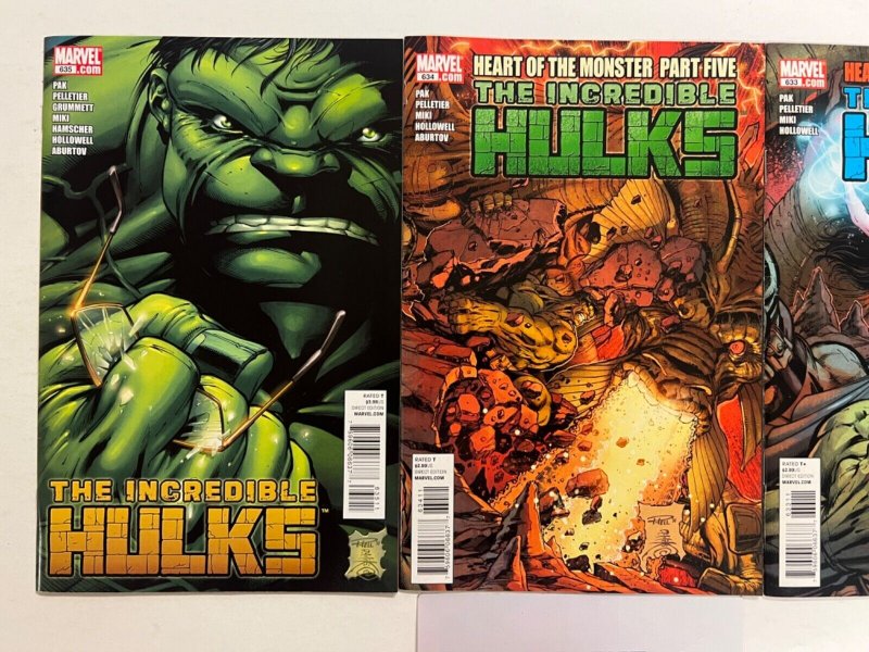 3 The Incredible Hulks Marvel Comic Books # 633 634 635 Avengers Thor 32 JS35