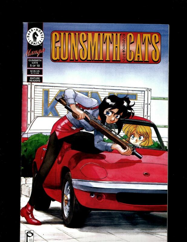 5 Gunsmith Cats Dark Horse Comic Books #1-5 JF21