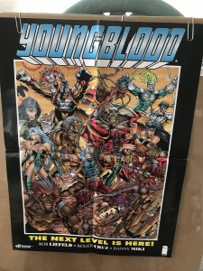 YOUNGBLOOD Extreme Studios Promo poster : Image 1995 NM; scarce, Rob Liefeld