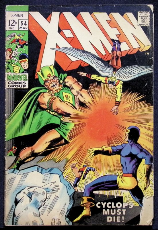 X-Men #54 GD+ 2.5 1st Appearance Alex Summers!