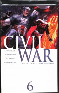 Civil War #6 (2006) Captain America