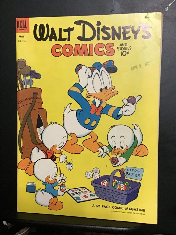 Walt Disney's Comics & Stories #152 (1953) High-Grade Barks Gyro Gearloo...