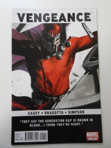 Vengeance #1 (2011) VG+ Condition 1st app of America Chavez! moisture stain