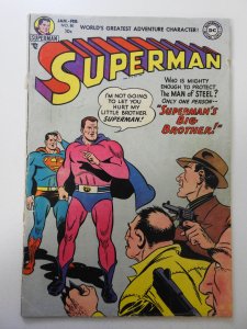 Superman #80 (1953) PR Condition incomplete 1st wrap missing