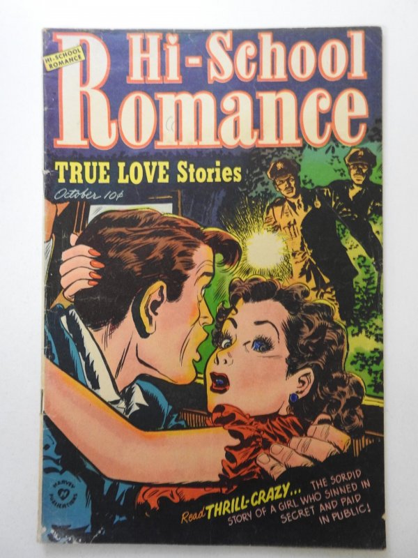 Hi-School Romance #17 True Love Stories! Sharp VG Condition!