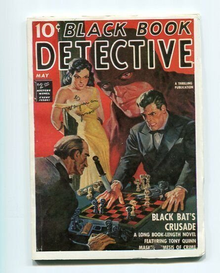 BLACK BOOK DETECTIVE-REPRODUCTION-LIMITED EDITION-BLACK BAT'S CRUSADE-MAY/1940