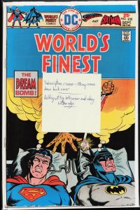 World's Finest Comics #232 (1975) Superman and Batman