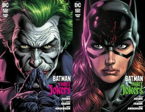 BATMAN THREE JOKERS # 2 COVER A & B DC NM PRESTIGE FORMAT [BK61]