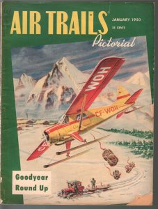 Air Trails Pictorial 1/1950-aviation news-pix-flying Santa Claus-Tinsley-VG