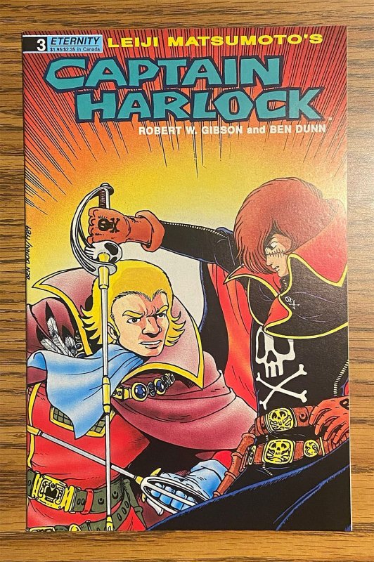 Captain Harlock #1 #3 #4 #5 #6 #7 (SET) (NM By Robert Gibson & Ben Dunn (1989)