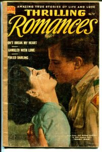 Thrilling Romances #17 1951-Julie Greer-William Lundigan-Pop Hollinger-G