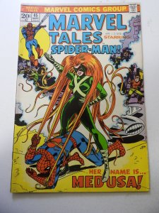Marvel Tales #45 (1973) VG+ Condition moisture stain