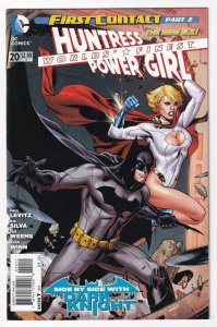 World's Finest #20 Huntress Powergirl April 2014 DC Batman Paul Levitz Silva