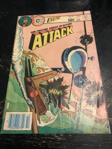 Attack #24 : Charlton 10/80 VG+; WW2 war stories, Japanese Zero cover