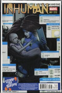 Inhuman #7 Bullying Cover (2014) Inhumans