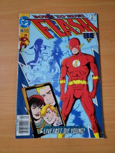 The Flash v2 #65 Newsstand Variant ~ VF - NEAR MINT NM ~ 1992 DC Comics