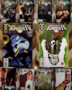 Lot of 10: PUNISHER Comics (Marvel MAX 2007) Garth Ennis! VF/NM 9.0 Explicit