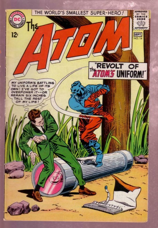 THE ATOM #14 1964- WORLD'S SMALLEST SUPER-HERO GIL KANE VF+ 