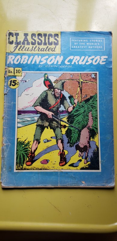 Classic Comics #10 (1943) HRN 114 GD