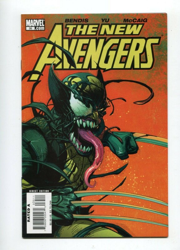 New Avengers 35 NM Classic Wolverine/Venom Cover.