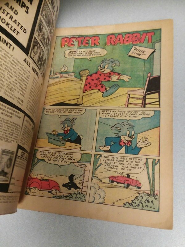 The new adventures of Peter Rabbit #30 Avon comics 1955 golden age funny animal