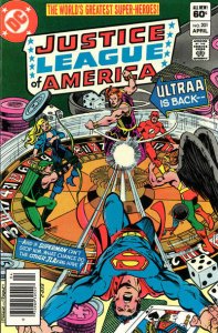 Justice League of America #201 (Newsstand) VG ; DC | low grade comic Roulette Wh