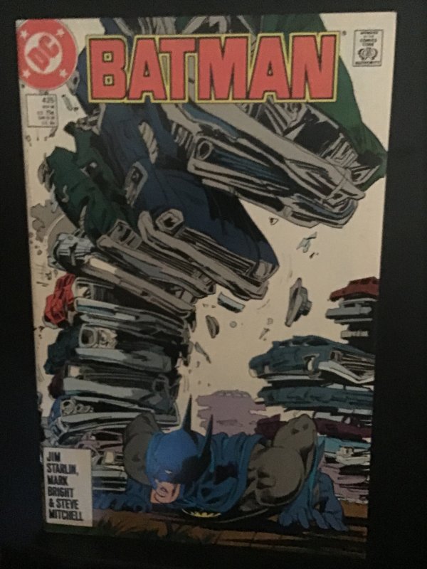 Batman #425 (1988) wow! Super high-grade gem! Car crush cover! NM