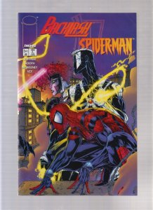BackLash/Spider Man #1 - Brett Booth Cover Art! (8.0/8.5) 1996