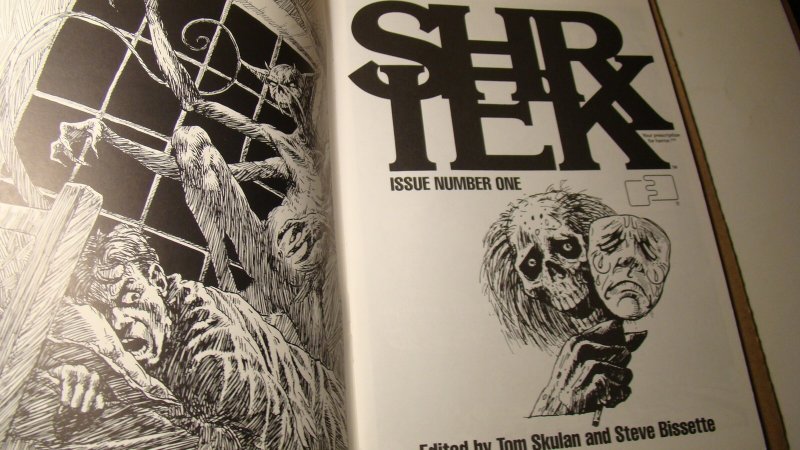 SHRIEK 1 *HIGH GRADE* FAMOUS MONSTERS FANTACO HORROR GREAT ART
