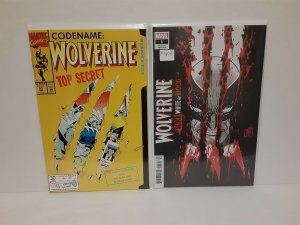 WOLVERINE: BLACK, WHITE & BLOOD: MISPRINT VARIANT + WOLVERINE #50 -FREE SHIPPING