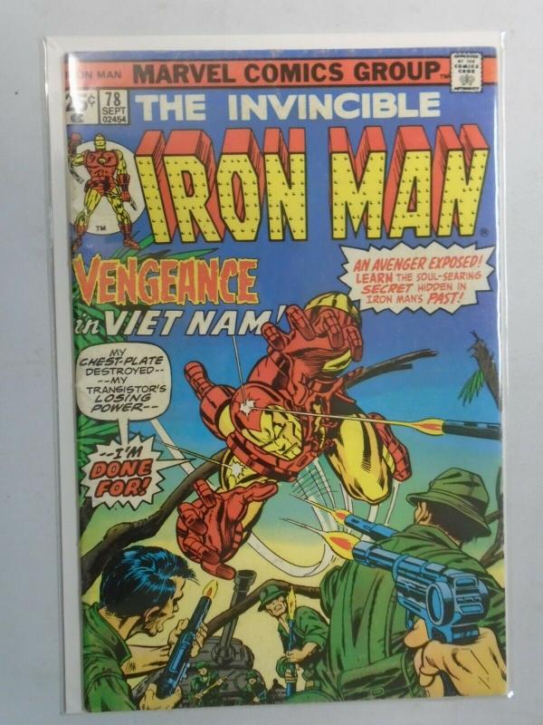 Iron Man #78 (1975 1st Series) 5.0/VG/FN