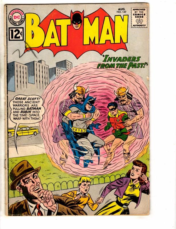 Batman # 149 VG DC Silver Age Comic Book Gotham Joker Robin Catwoman Ivy CR9
