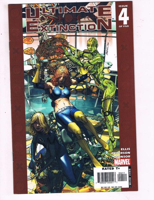 Ultimate Extinction #4 Of 5 VF Marvel Limited Series Comic Book Ellis DE10