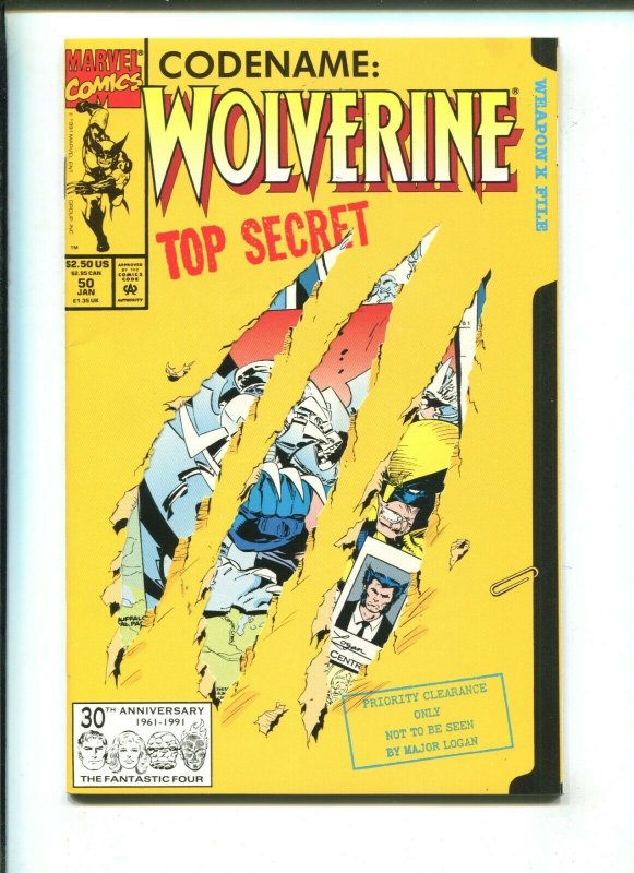 WOLVERINE #50 - TOP SECRET The Fisherman Collection (NM-) 1992