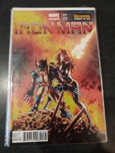 IRON MAN #11 Mike Deodato WOLVERINE Variant 1:20 2013 Marvel Comics NM