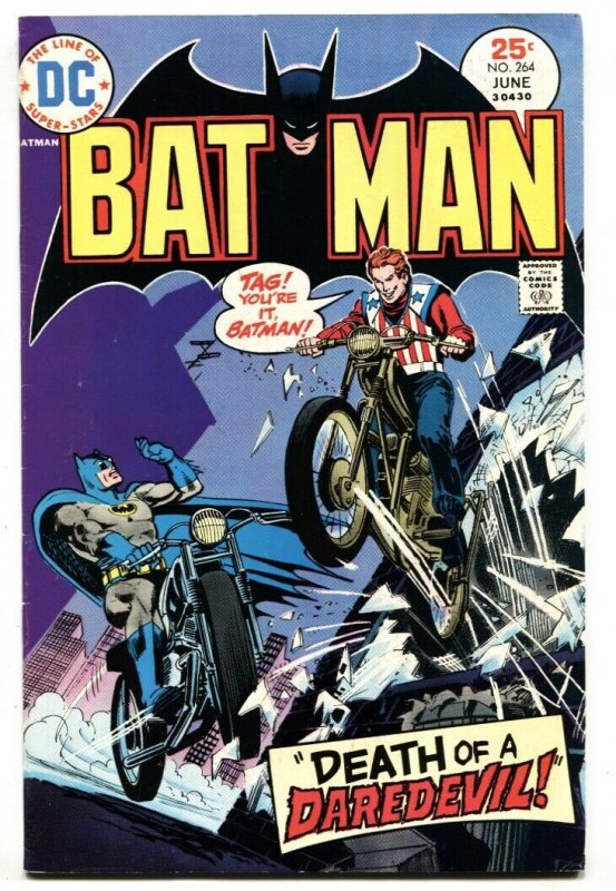 Batman #264 1975-DC Bronze Age- Motorcycle cover FN | Comic Books - Bronze  Age, DC Comics, Batman, Superhero / HipComic