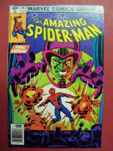 THE AMAZING SPIDER-MAN  #207 MESMERO (VF 8.0 OR BETTER)  MARVEL COMICS 1980