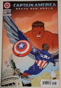 RED HULK #1 MARVEL COMICS 2025 JACOB EDGAR MARVEL STUDIOS VARIANT NM