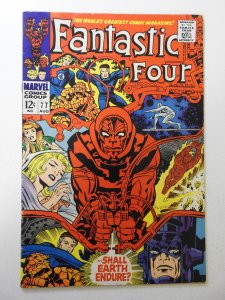 Fantastic Four #77 (1968) VG Condition 2 centerfold wraps detached top staple