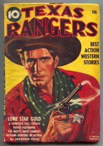 Texas Rangers Pulp February 1942- Lone Star Gold VG+