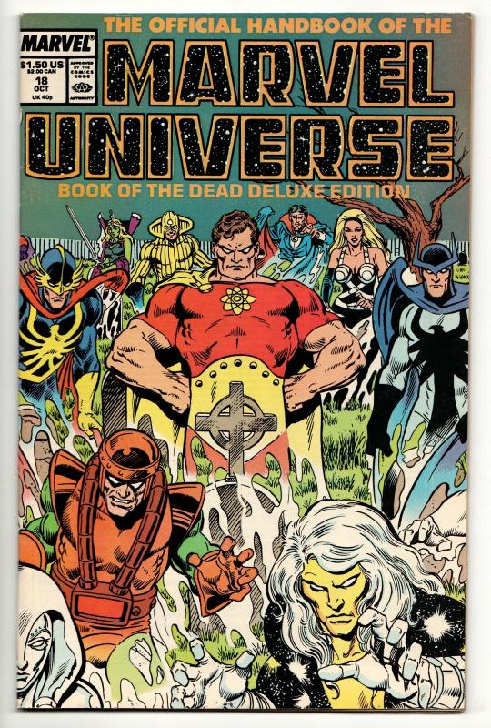 Official Handbook of the Marvel Universe #18 Deluxe Edition (1987) VF