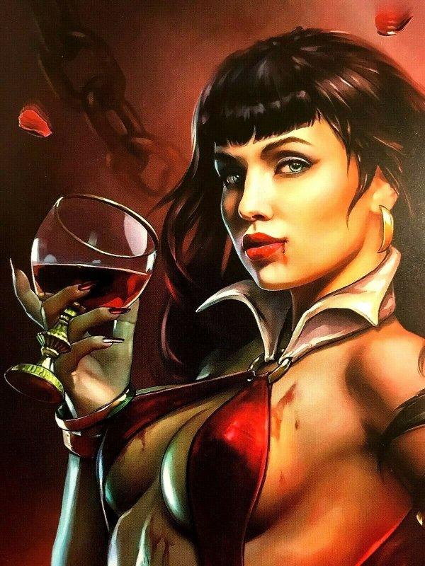 Vampirella #1 Valentine’s Day VIRGIN COVER Shannon Maer EXCLUSIVE LTD 500 NM+