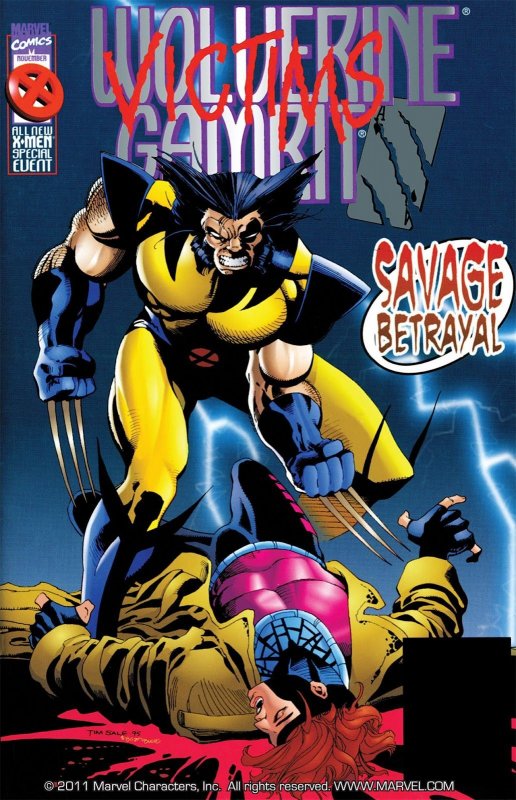 WOLVERINE / GAMBIT: VICTIMS #03 (1995) TIM SALE | DIRECT EDITION