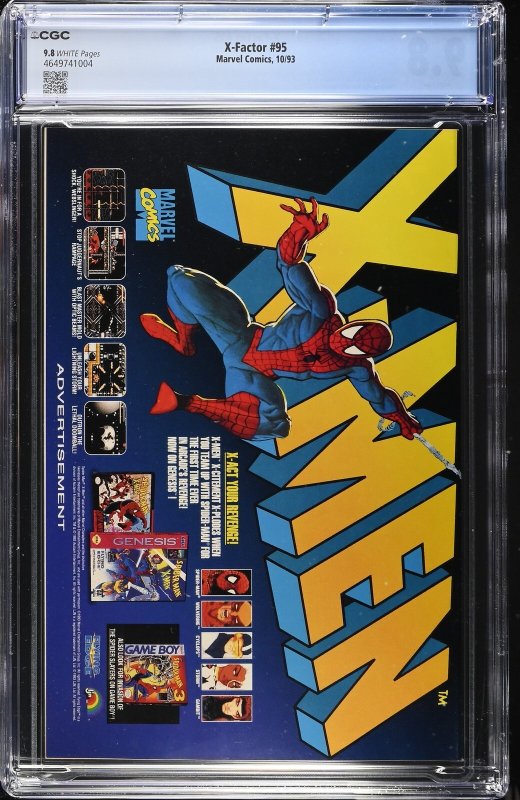 X-Factor #95 (10/93) Graded CGC 9.8