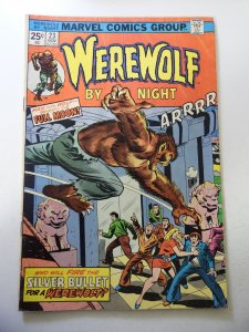 Werewolf by Night #23 (1974) VG Condition Moisture stain bc MVS Intact